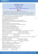 Đề thi học kì 1 Hóa 10 Cánh diều - Đề số 4